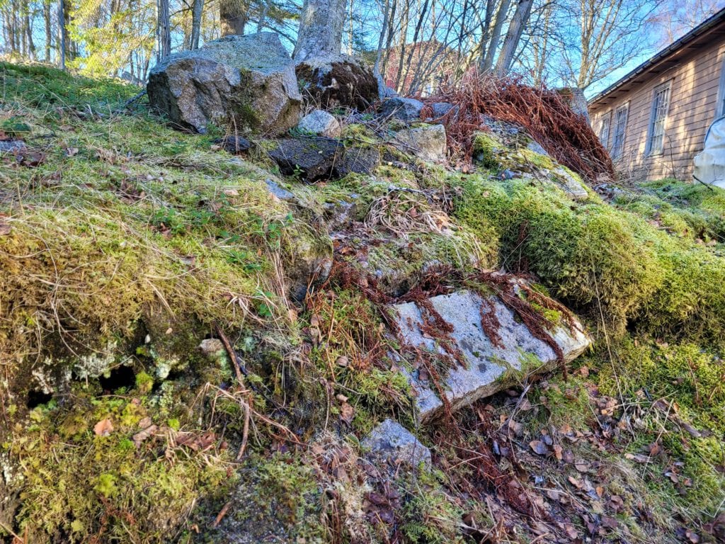Tyskermuren, Ganddal